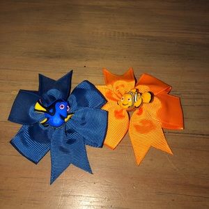 Finding Nemo hair bows